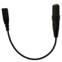 Adapter DIN-Buchse auf 3.5-mm-Stereo-Buchse. Ermöglicht den Anschluss von Standard-iPhone-/Samsung-Ohrhörern an alle Juma-/Otto-Kabel-Kits.