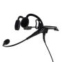 Leichtes IMPRES Schläfenlautsprecher-Headset mit Inline PTT zu MOTOTRBO R5