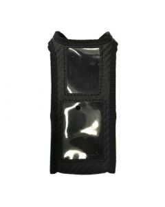Funkholster Synthetik/Leder mit Lederlasche für verdeckte Tragweise zu POLYCOM TPH900