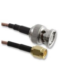Konf. Kabel m. HF-/Koaxialsteckverbinder, BNC-Stecker auf SMA-Stecker, RG316, 50 ohm, 6 ", 152.4 mm