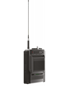 Portable Relais DMR HR655 UHF 400-470 MHz, 1-10 Watt, GPS, IP67, incl. câble de raccordement DC (DHY-PWC36)
