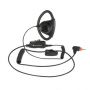 Verstellbarer D-Style-Ohrhörer mit Inline-Mikrofon/PTT 