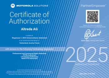 Zertifizierung von Motorola Solutions 2025